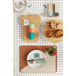 Tabla para cortar en forma de sandwich pt, Madera Azul