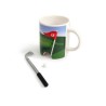 Taza de Golf Kikkerland Golf -Blanco con Verde