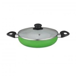 Arrocera de Aluminio YAJAD con recubrimiento de ceramica 28 cm-Verde