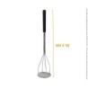 Machacador Puretera Machucador Apachurrador De 60 Cms