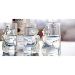 Shots en forma de oso Kikkerland Bear Shots Transparente
