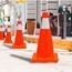 CONO PVC NARANJA C/REFLEJANTE 45cm 13121 TRUPER.