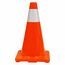 CONO PVC NARANJA C/REFLEJANTE 45cm 13121 TRUPER.