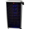 Frigobar Cava de Vinos 32 Botellas Luz Led Puerta de Vidrio