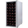 Frigobar Cava de Vinos 32 Botellas Luz Led Puerta de Vidrio