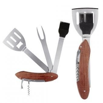 Set de BBQ. Con Accesorios Plegables. Diseño Original