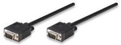 Manhattan Cable de Video para Monitor SVGA 8mm, VGA (D-Sub) Macho -...