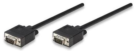 Manhattan Cable de Video para Monitor SVGA 8mm, VGA (D-Sub) Macho -...