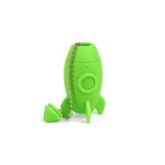 Infusor de Té de Silicón en Forma de Cohete Kikkerland Rocket Silic...