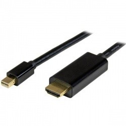 StarTech.com Cable Mini DisplayPort Macho - HDMI Macho Ultra HD 4K,...