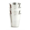 Shot glasses con funda de cuero Kikkerland Shots glasses Gris