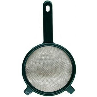 Coladera de 12.5 cms. Acero Inoxidable-Verde