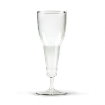 Copa en forma de botella de Cerveza Fred Transparente
