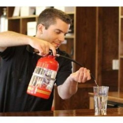 Sifon Forma De Extinguidor Para Cerveza Sodas Bebidas
