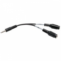 Tripp Lite Cable Divisor de Audifonos 3.5mm Macho - 2x 3.5mm Hembra...