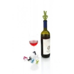 Tapón de vino e identificador de bebidas Umbra Multicolor