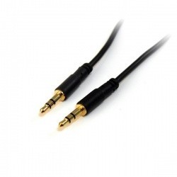 Startech.com Cable 3.5mm Macho - 3.5mm Macho, 4.5 Metros, Negro