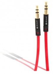 Acteck Cable 3.5mm Macho - 3.5mm Macho, 1.8 Metros, Rojo