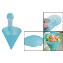 COLADERA DE PLASTICO CON VENTOSA-BRANG-AZUL