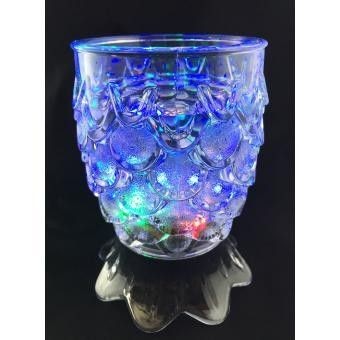 Vaso Luminoso con 5 Led Multicolor Fiesta de Colores-Escamas