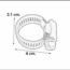 ABRAZADERA ¾ - 1 - 1/16 PULGADAS X ½ PULGADA 2-PK BLISTER 10013 TRU...