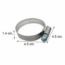 ABRAZADERA ¾-1-3/4 PULGADAS X 1/2 PULGADA 2-PK BLISTER 10012 TRUPER.