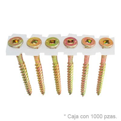 TORNILLO SECUENCIAL 8x2-1/2 PULGADAS COARSE C/1000pz SF212C GRIP-RITE