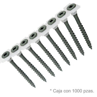 TORNILLO SECUENCIAL EXT 8x2-1/2 PULGADAS COARSE C/1000pz PGP212C GR...