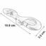 BANDOLA DE ZINC CON DESTORCEDOR 4-1/4 PULGADAS FIERO.