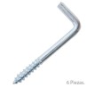 GANCHOS CUADRADOS ZINC 1 PULGADA 10-PK 61083 ULTRA