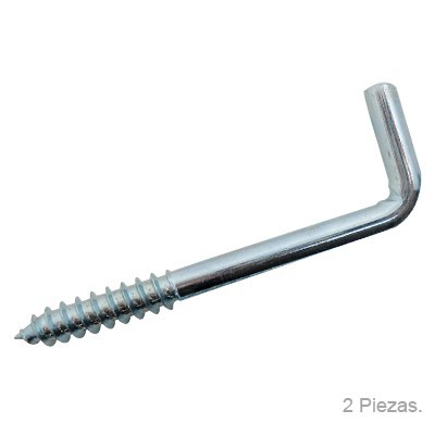 PAR DE GANCHOS CUADRADOS DE ZINC 3 PULGADAS 61080 ULTRA
