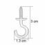 GANCHOS CUP HOOK L.B 3/4 PULGADA 61331 ULTRA