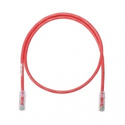 Panduit Cable Patch Cat6 UTP RJ-45 Macho - RJ-45 Macho, 2 Metros, Rojo