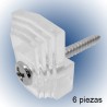 SOPORTE ESPEJO ACRILICO GOTA 6-PK 15289 ULTRA