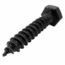 TORNILLO LAG DECOR NEGRO 6-PK 35948 ULTRA
