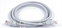 Naceb Cable Patch Cat5 UTP RJ-45 Macho - RJ-45 Macho, 1.5 Metros, Gris