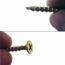 TORNILLO DORADO 6X1-1/4 PULGADAS CAJA C/1 LIBRA GRIP RITE