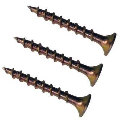 TORNILLO DORADO 6X1-1/4 PULGADAS CAJA C/1 LIBRA GRIP RITE