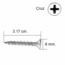 TORNILLO DORADO 6X1-1/4 PULGADAS CAJA C/5 LIBRAS GRIP RITE