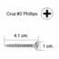 TORNILLO 158GS5 DORADO 6X1-5/8 PULGADA CAJA con 5 LB. GRIP RITE