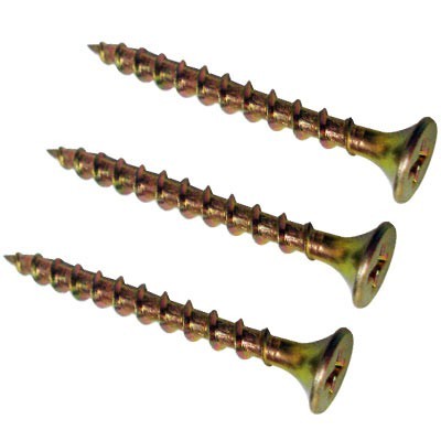 TORNILLO 158GS5 DORADO 6X1-5/8 PULGADA CAJA con 5 LB. GRIP RITE