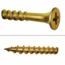 TORNILLO DORADO 8X2-1/2 PULGADA CAJA C/5LB GRIP-RITE.