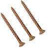 TORNILLO DORADO 8X2-1/2 PULGADA CAJA C/5LB GRIP-RITE.