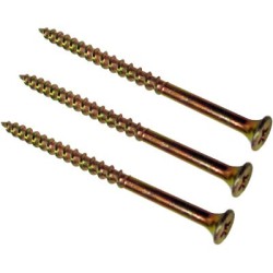 TORNILLO DORADO 8X3 PULGADAS CAJA C/5 LIBRAS GRIP RITE