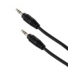 GE Cable Auxiliar 3.5 mm Macho - 3.5 mm Macho, 1.82 Metros, Negro