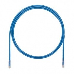Panduit Cable Patch Cat6a UTP, RJ-45 Macho - RJ-45 Macho, 90cm, Azul