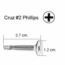 TORNILLO WAFER HD 1-7/16 PULGADAS CAJA CON 5/LIBRAS PRO TWIST