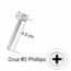 TORNILLO M TRUSS BROCA 1-5/8 CAJA C/1 LB PRO TWIST.