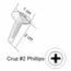 TORNILLO M TRUSS BROCA 3/4 CAJA C/5 LB PRO TWIST.
