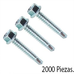 PIJA HEXAG PB 14x1½ pulgadas 2000pz SIN ARAND MATERIALES DEL NORTE.